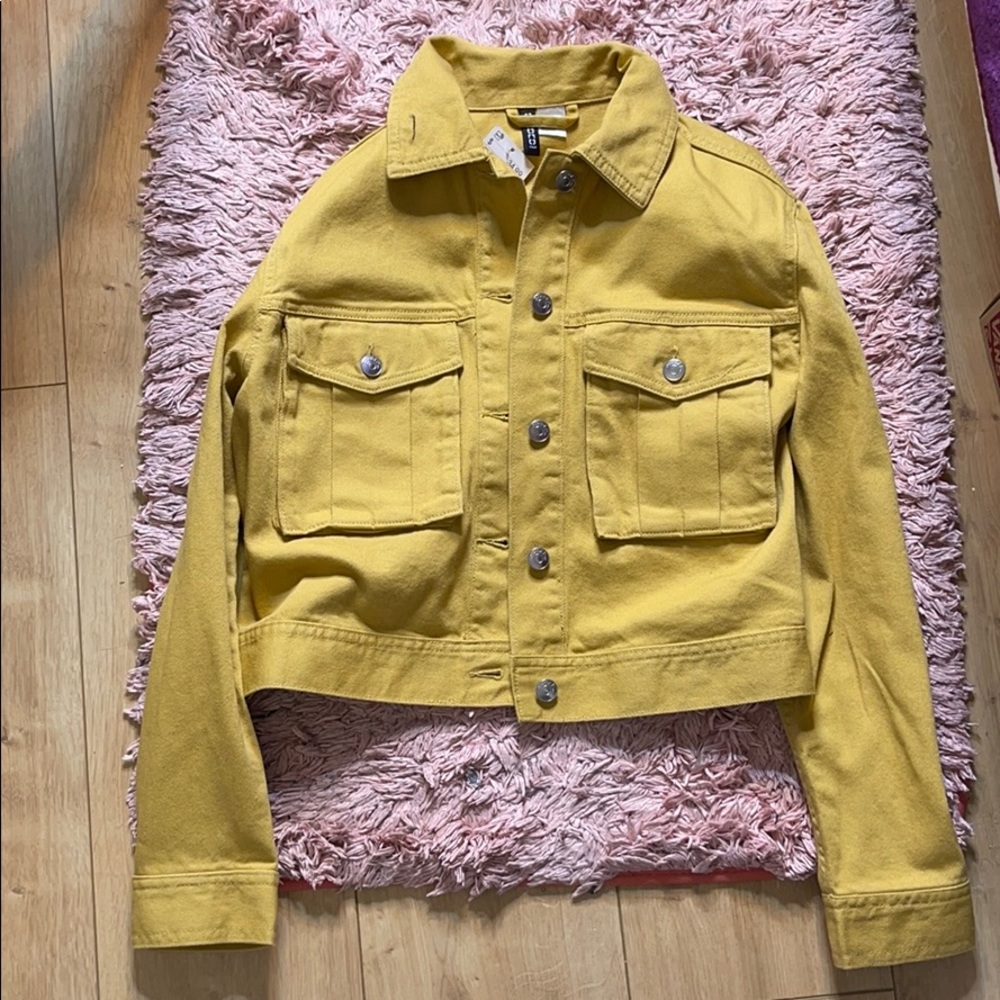 YELLOW DENIM JACKET